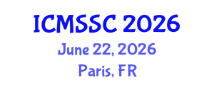 International Conference on Mathematics, Statistics and Scientific Computing (ICMSSC) June 22, 2026 - Paris, France