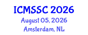 International Conference on Mathematics, Statistics and Scientific Computing (ICMSSC) August 05, 2026 - Amsterdam, Netherlands