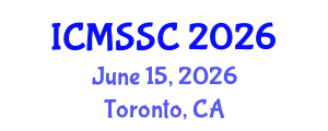 International Conference on Mathematics, Statistics and Scientific Computing (ICMSSC) June 15, 2026 - Toronto, Canada