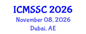 International Conference on Mathematics, Statistics and Scientific Computing (ICMSSC) November 08, 2026 - Dubai, United Arab Emirates