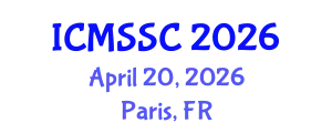 International Conference on Mathematics, Statistics and Scientific Computing (ICMSSC) April 20, 2026 - Paris, France