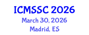International Conference on Mathematics, Statistics and Scientific Computing (ICMSSC) March 30, 2026 - Madrid, Spain