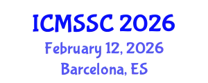 International Conference on Mathematics, Statistics and Scientific Computing (ICMSSC) February 12, 2026 - Barcelona, Spain