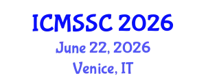 International Conference on Mathematics, Statistics and Scientific Computing (ICMSSC) June 22, 2026 - Venice, Italy