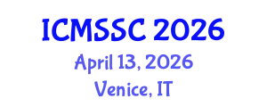 International Conference on Mathematics, Statistics and Scientific Computing (ICMSSC) April 13, 2026 - Venice, Italy