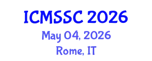International Conference on Mathematics, Statistics and Scientific Computing (ICMSSC) May 04, 2026 - Rome, Italy