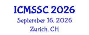International Conference on Mathematics, Statistics and Scientific Computing (ICMSSC) September 16, 2026 - Zurich, Switzerland