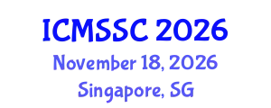 International Conference on Mathematics, Statistics and Scientific Computing (ICMSSC) November 18, 2026 - Singapore, Singapore