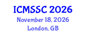 International Conference on Mathematics, Statistics and Scientific Computing (ICMSSC) November 18, 2026 - London, United Kingdom
