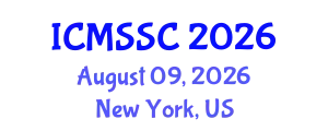International Conference on Mathematics, Statistics and Scientific Computing (ICMSSC) August 09, 2026 - New York, United States