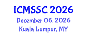 International Conference on Mathematics, Statistics and Scientific Computing (ICMSSC) December 06, 2026 - Kuala Lumpur, Malaysia