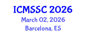 International Conference on Mathematics, Statistics and Scientific Computing (ICMSSC) March 02, 2026 - Barcelona, Spain