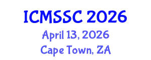 International Conference on Mathematics, Statistics and Scientific Computing (ICMSSC) April 13, 2026 - Cape Town, South Africa