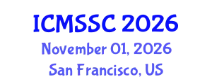 International Conference on Mathematics, Statistics and Scientific Computing (ICMSSC) November 01, 2026 - San Francisco, United States
