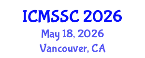 International Conference on Mathematics, Statistics and Scientific Computing (ICMSSC) May 18, 2026 - Vancouver, Canada