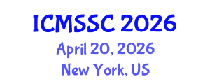 International Conference on Mathematics, Statistics and Scientific Computing (ICMSSC) April 20, 2026 - New York, United States