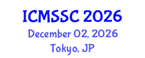 International Conference on Mathematics, Statistics and Scientific Computing (ICMSSC) December 02, 2026 - Tokyo, Japan