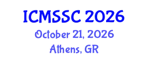 International Conference on Mathematics, Statistics and Scientific Computing (ICMSSC) October 21, 2026 - Athens, Greece