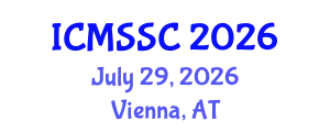 International Conference on Mathematics, Statistics and Scientific Computing (ICMSSC) July 29, 2026 - Vienna, Austria