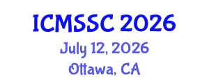 International Conference on Mathematics, Statistics and Scientific Computing (ICMSSC) July 12, 2026 - Ottawa, Canada