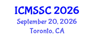 International Conference on Mathematics, Statistics and Scientific Computing (ICMSSC) September 20, 2026 - Toronto, Canada