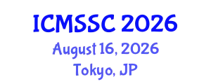 International Conference on Mathematics, Statistics and Scientific Computing (ICMSSC) August 16, 2026 - Tokyo, Japan