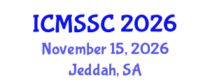 International Conference on Mathematics, Statistics and Scientific Computing (ICMSSC) November 15, 2026 - Jeddah, Saudi Arabia