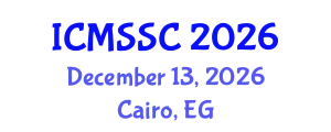 International Conference on Mathematics, Statistics and Scientific Computing (ICMSSC) December 13, 2026 - Cairo, Egypt