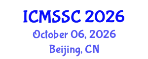 International Conference on Mathematics, Statistics and Scientific Computing (ICMSSC) October 06, 2026 - Beijing, China