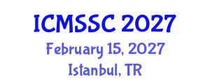 International Conference on Mathematics, Statistics and Scientific Computing (ICMSSC) February 15, 2027 - Istanbul, Turkey