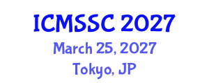International Conference on Mathematics, Statistics and Scientific Computing (ICMSSC) March 25, 2027 - Tokyo, Japan