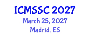 International Conference on Mathematics, Statistics and Scientific Computing (ICMSSC) March 25, 2027 - Madrid, Spain