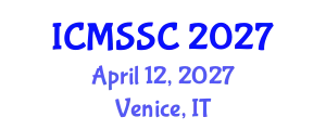 International Conference on Mathematics, Statistics and Scientific Computing (ICMSSC) April 12, 2027 - Venice, Italy
