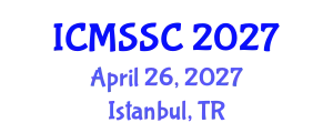 International Conference on Mathematics, Statistics and Scientific Computing (ICMSSC) April 26, 2027 - Istanbul, Turkey