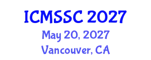 International Conference on Mathematics, Statistics and Scientific Computing (ICMSSC) May 20, 2027 - Vancouver, Canada