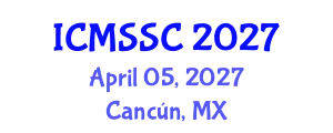 International Conference on Mathematics, Statistics and Scientific Computing (ICMSSC) April 05, 2027 - Cancún, Mexico
