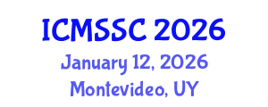 International Conference on Mathematics, Statistics and Scientific Computing (ICMSSC) January 12, 2026 - Montevideo, Uruguay