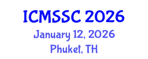International Conference on Mathematics, Statistics and Scientific Computing (ICMSSC) January 12, 2026 - Phuket, Thailand