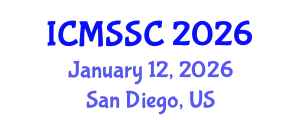 International Conference on Mathematics, Statistics and Scientific Computing (ICMSSC) January 12, 2026 - San Diego, United States