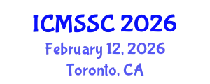 International Conference on Mathematics, Statistics and Scientific Computing (ICMSSC) February 12, 2026 - Toronto, Canada