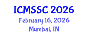 International Conference on Mathematics, Statistics and Scientific Computing (ICMSSC) February 16, 2026 - Mumbai, India