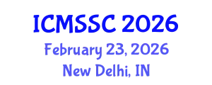 International Conference on Mathematics, Statistics and Scientific Computing (ICMSSC) February 23, 2026 - New Delhi, India
