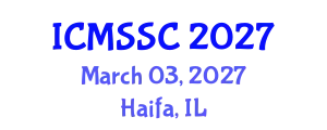 International Conference on Mathematics, Statistics and Scientific Computing (ICMSSC) March 03, 2027 - Haifa, Israel