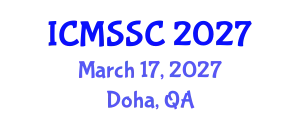 International Conference on Mathematics, Statistics and Scientific Computing (ICMSSC) March 17, 2027 - Doha, Qatar