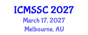International Conference on Mathematics, Statistics and Scientific Computing (ICMSSC) March 17, 2027 - Melbourne, Australia