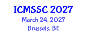 International Conference on Mathematics, Statistics and Scientific Computing (ICMSSC) March 24, 2027 - Brussels, Belgium