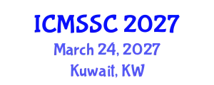 International Conference on Mathematics, Statistics and Scientific Computing (ICMSSC) March 24, 2027 - Kuwait, Kuwait