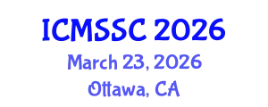International Conference on Mathematics, Statistics and Scientific Computing (ICMSSC) March 23, 2026 - Ottawa, Canada