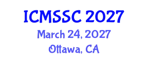 International Conference on Mathematics, Statistics and Scientific Computing (ICMSSC) March 24, 2027 - Ottawa, Canada