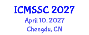 International Conference on Mathematics, Statistics and Scientific Computing (ICMSSC) April 10, 2027 - Chengdu, China